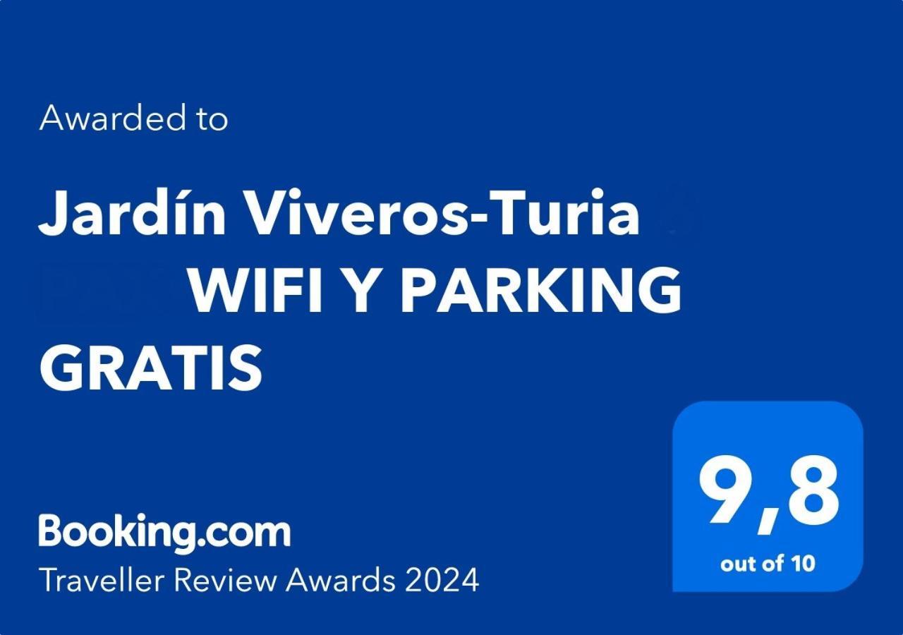 バレンシアJardin Viveros-Turiaアパートメント エクステリア 写真